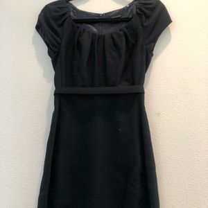 NWOT Elie Tahari wool black dress, size 00